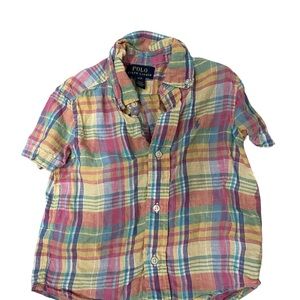 Polo by Ralph Lauren Kids Colorful Plaid Button-Down Shirt